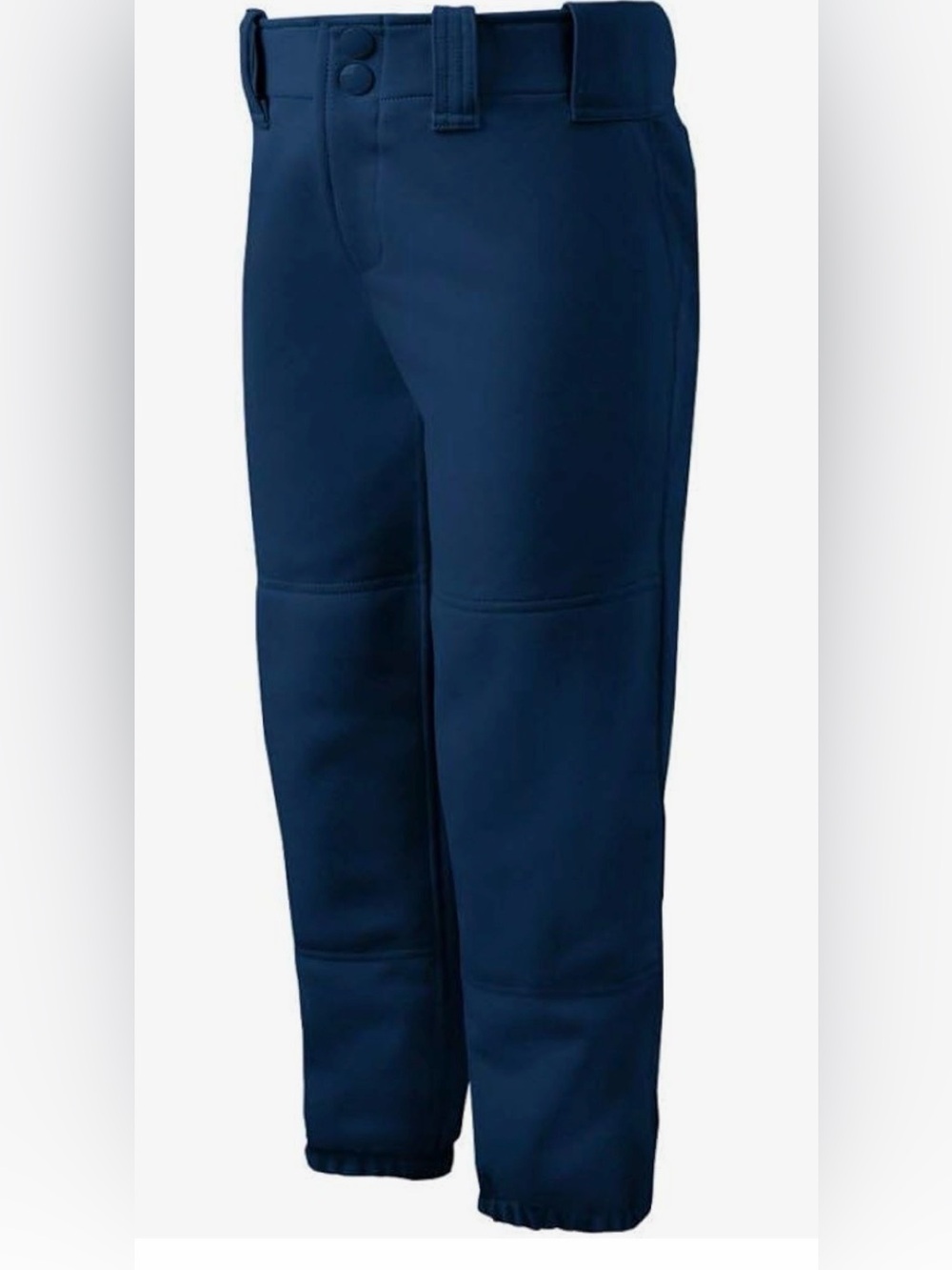 Mizuno Girls' Belted Fastpitch Softball Pant Navy Size Large